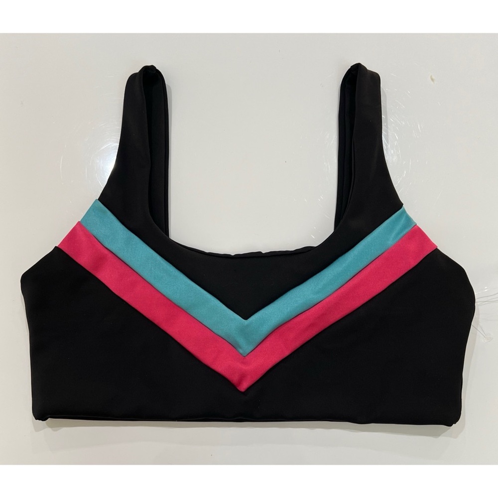 New! Beach Riot Colorblock Active Top Size Large - Picture 3 of 5